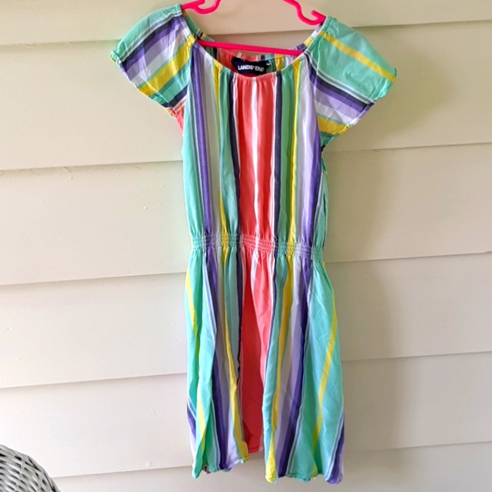 Lands' End, Size 8 Multi-colored Dress